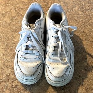 Nike (Used) White Air Force 1’s, Size 8 Women’s